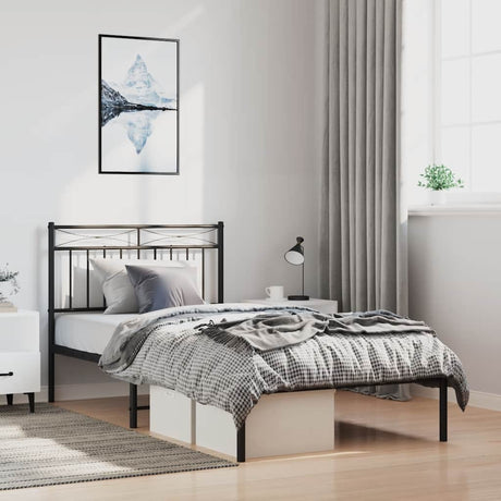 Vidaxl vervangend hoofdbord 193 cm metaal wit