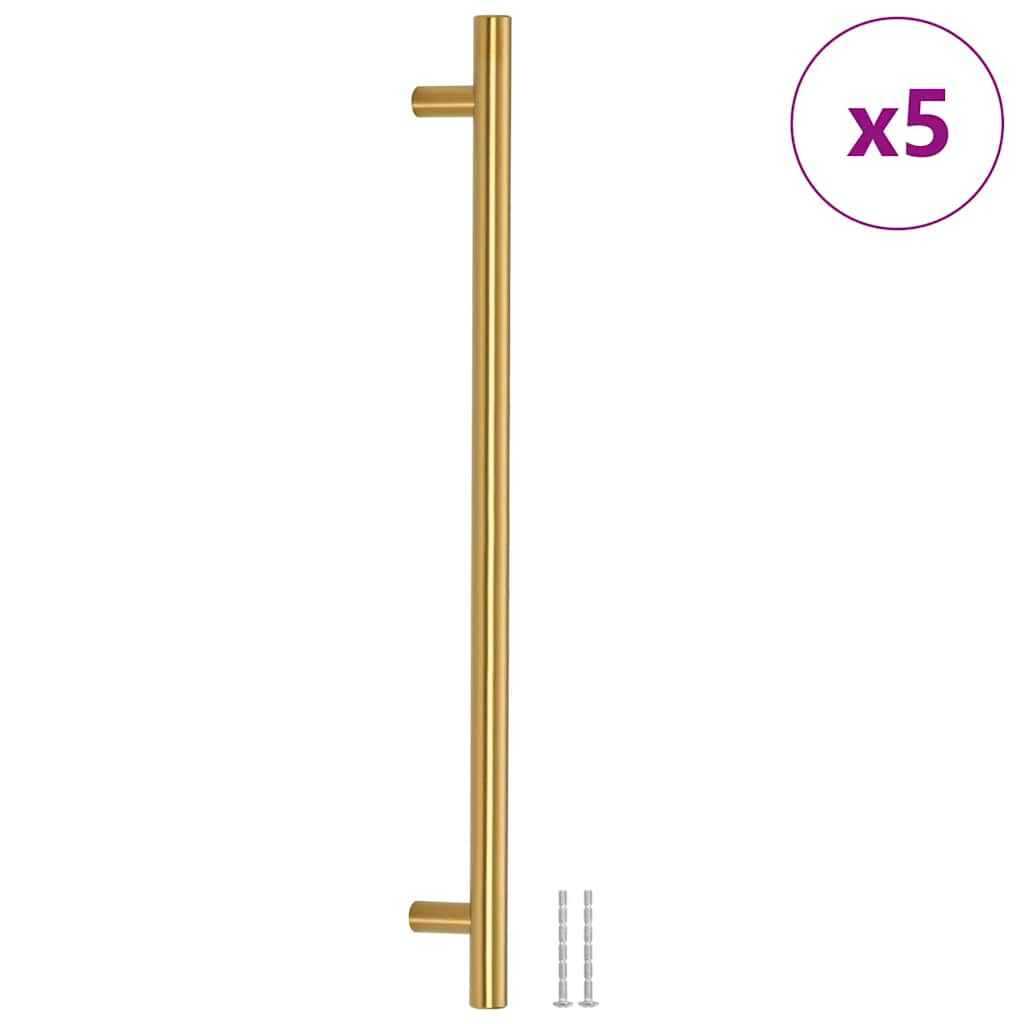 Vidaxl Handles 5 St 320 mm Edeless Stol Gold faarweg