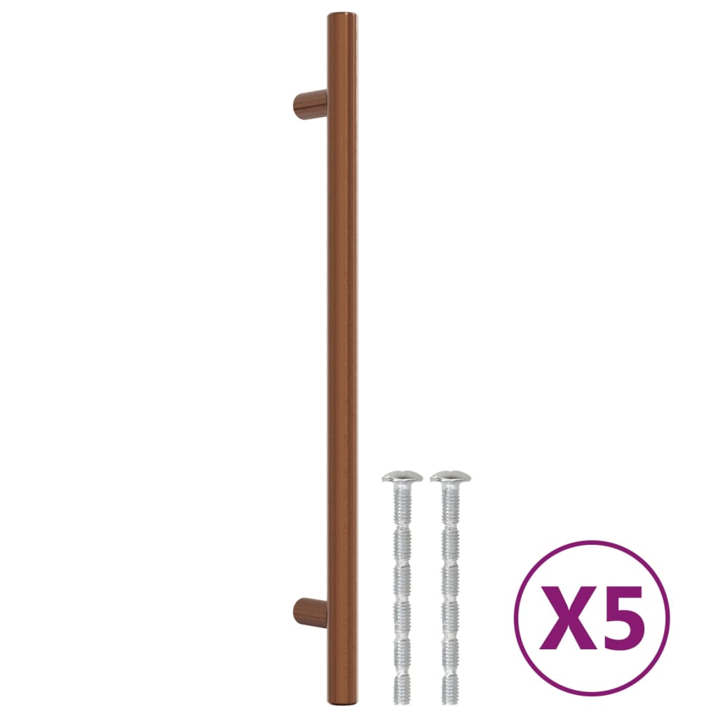 VidaXL Handvatten 5 st 192 mm roestvrij staal bronskleurig