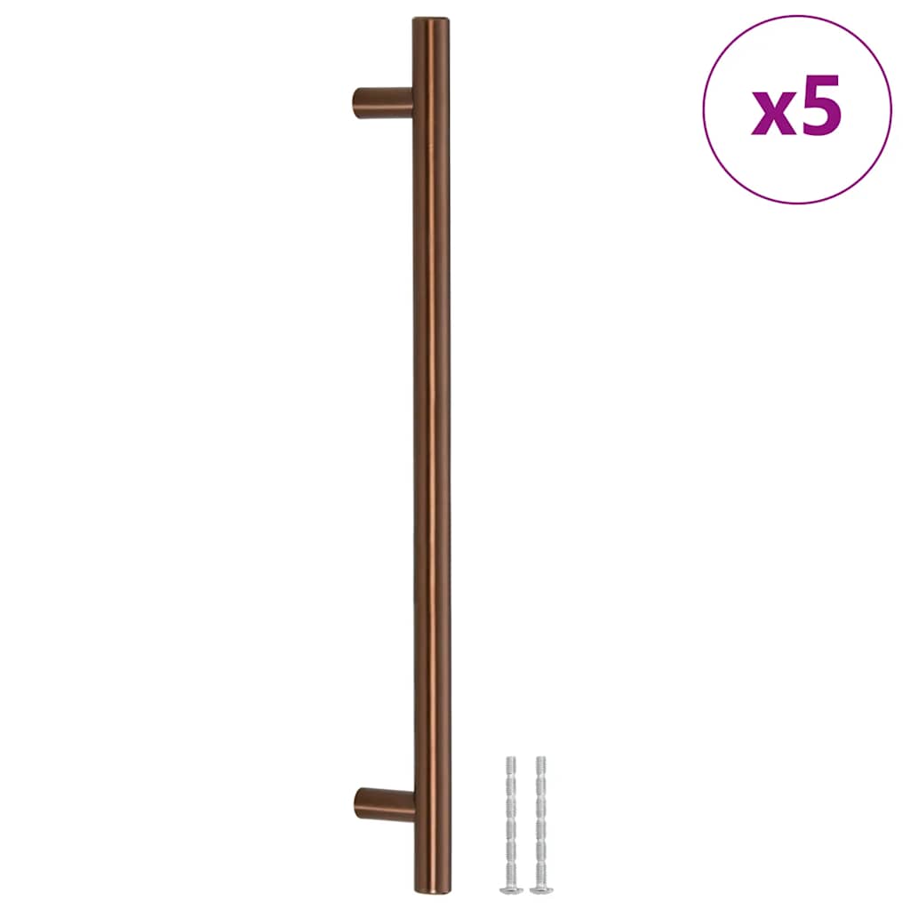 Vidaxl handvatten 5 st 224 mm roestvrij staal bronskleurig