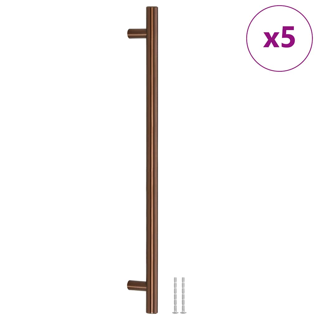 Vidaxl handvatten 5 st 320 mm roestvrij staal bronskleurig