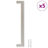 Vidaxl Handles 5 St.2 mm Edel Stol Silver faarweg