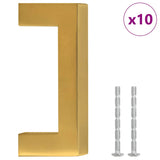 VidaXL handles 10 pcs 64 mm stainless steel gold colored