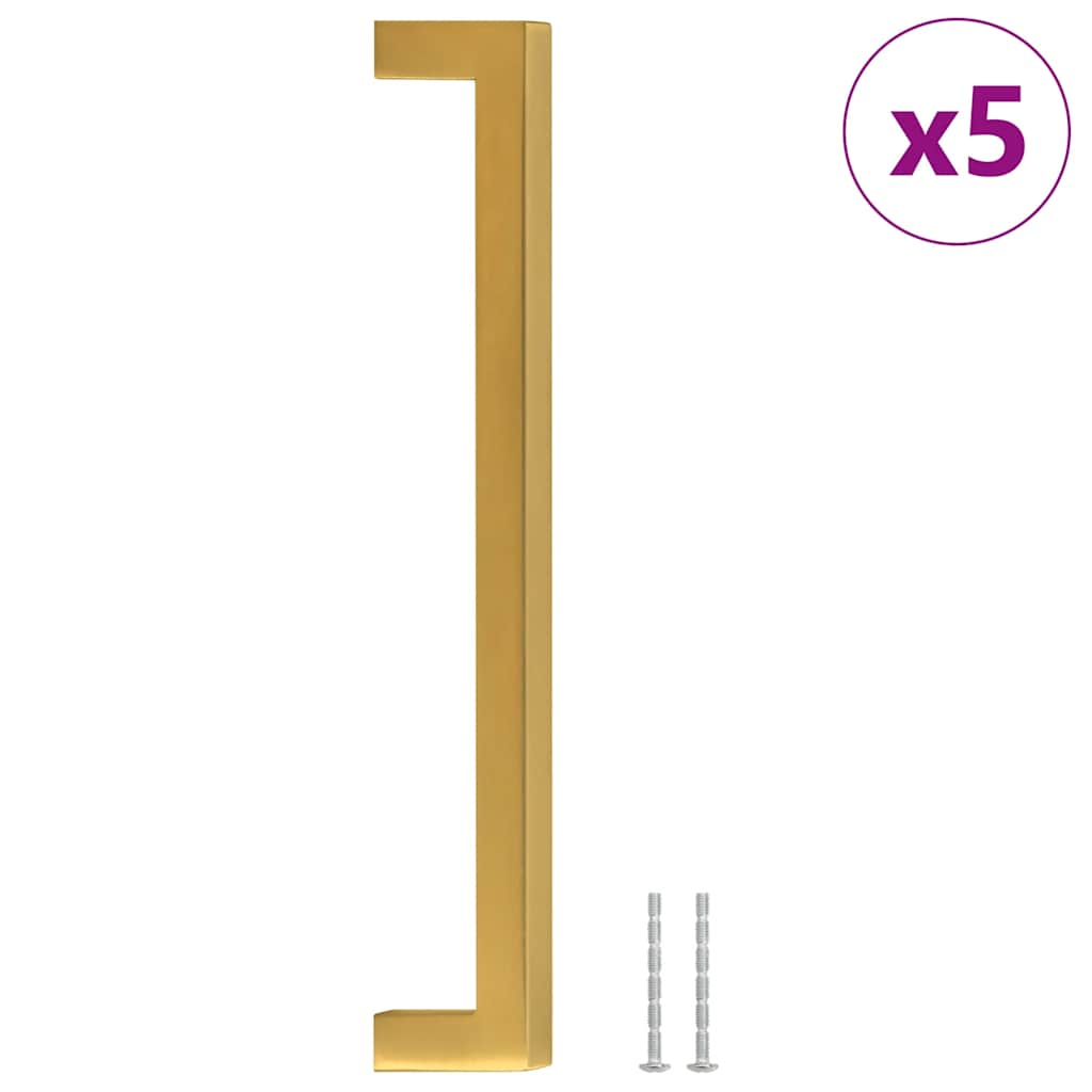 Vidaxl Handles 5 St.2 mm Edeless Stol Gold faarweg