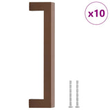 Vidaxl gère 10 st 160 mm en acier inoxydable en bronze coloré