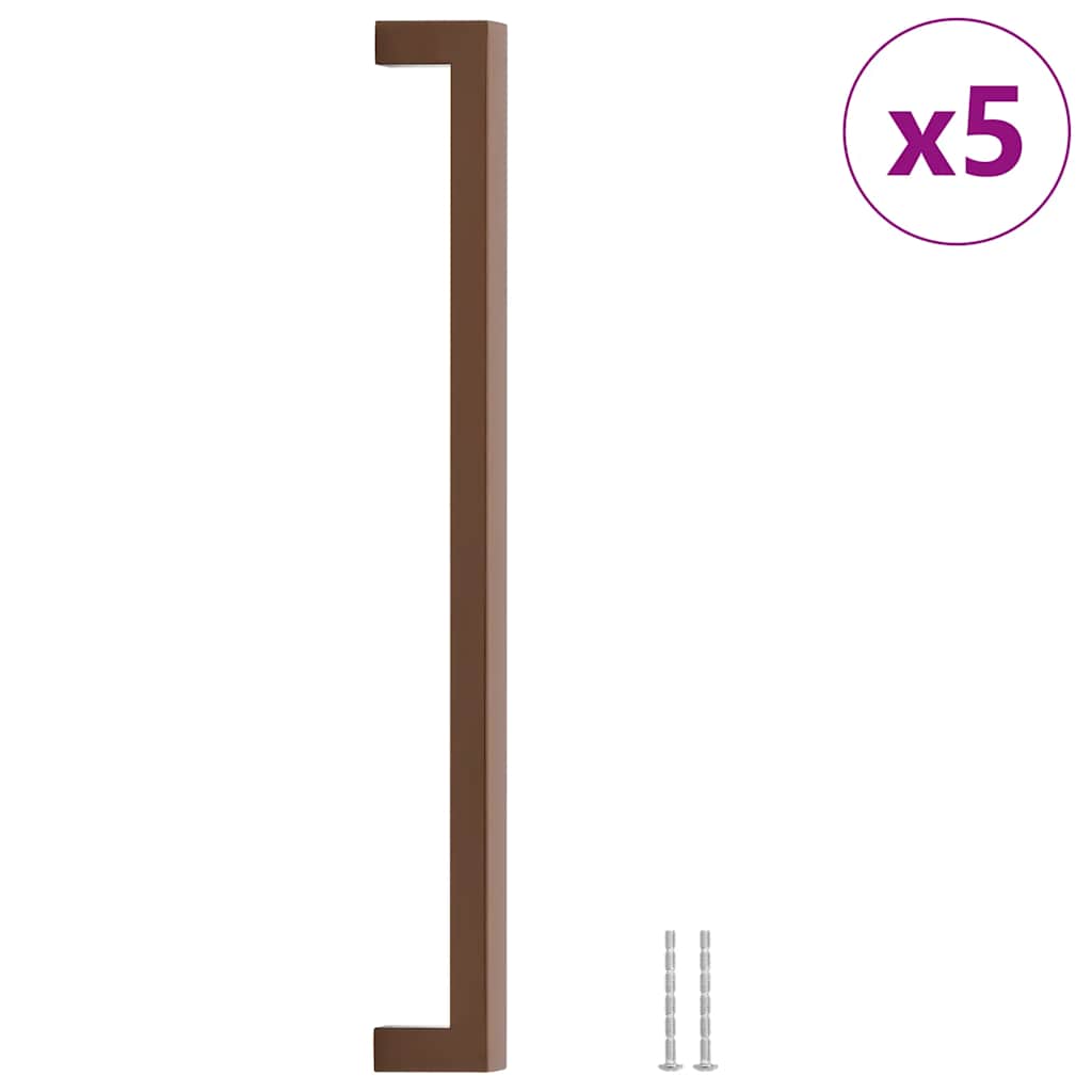 Vidaxl handvatten 5 st 320 mm roestvrij staal bronskleurig