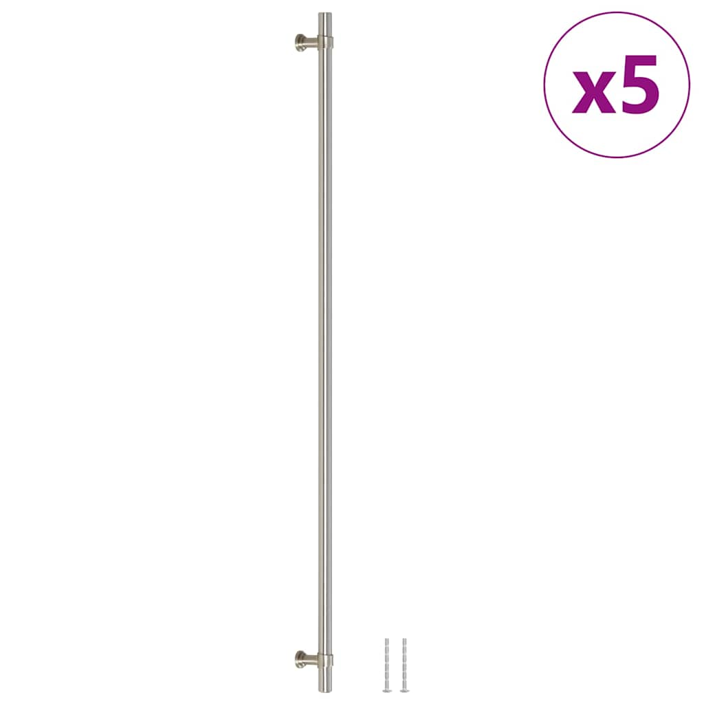 Vidaxl handles 5 st 480 mm stainless steel silver colored