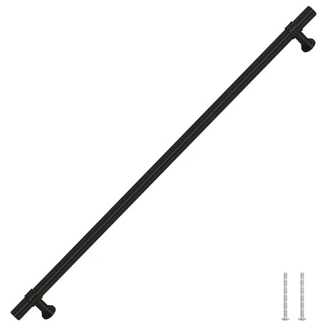Vidaxl handvatten 5 st 320 mm roestvrij staal zwart