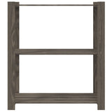 Vidaxl storage rack 3-layer 80x38x90 cm Solid pine Gray gray