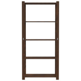 Vidaxl opbergrek 5-laags 80x38x170 cm massief grenenhout bruin