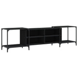 Vidaxl tv-meubel 203x37x50 cm bewerkt hout zwart