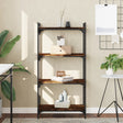 Vidaxl boekenkast 4-laags 60x30x120 cm bewerkt hout gerookt eikenkleur