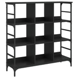 Vidaxl dressoir 102x32x103,5 cm bewerkt hout zwart