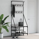 Vidaxl Relling Rack con zapatero 80x40x184 CM Color de roble gris de Sonoma