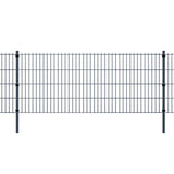 Vidaxl fence Posts 10 St 150 cm galvaniséiert Stol Grey