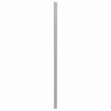 Vidaxl fence posts 10 st 170 cm galvanized steel silver colored