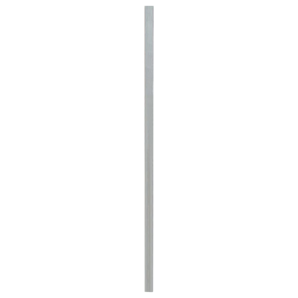 Vidaxl Fence Posts 10 St 200 cm galvanizované ocelové stříbrné barvy