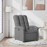 Vidaxl relaxfauteuil donkergrijze stof