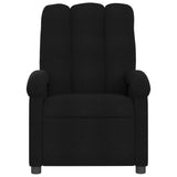 Vidaxl fauteuil verstelbaar stof zwart