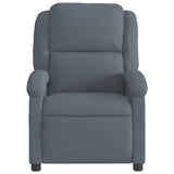 Vidaxl fauteuil verstelbaar fluweel donkergrijs