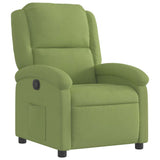 Vidaxl fauteuil verstelbaar fluweel lichtgroen