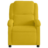 Vidaxl fauteuil verstelbaar fluweel geel