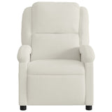 Vidaxl relaxfauteuil crème fluweel