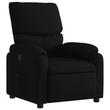 Vidaxl fauteuil verstelbaar stof zwart