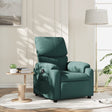 Vidaxl fauteuil verstelbaar stof donkergroen