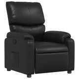 Vidaxl fauteuil verstelbaar kunstleer zwart