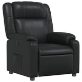 Vidaxl fauteuil verstelbaar kunstleer zwart