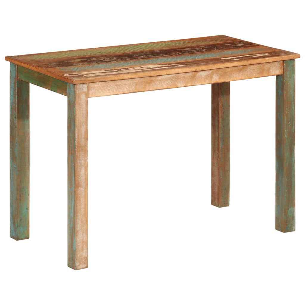 Vidaxl eettafel 110x55x76 cm gerecycled massief mangohout