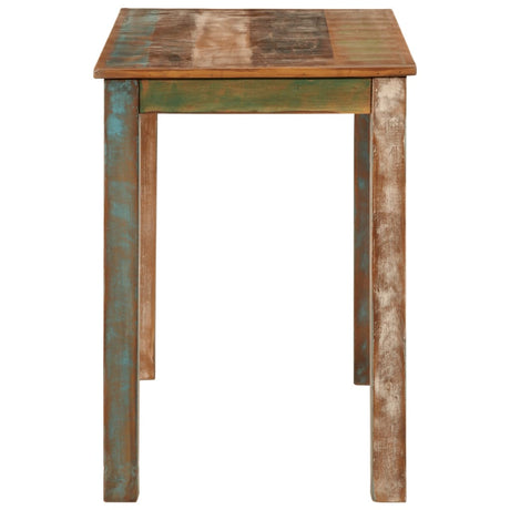 Vidaxl eettafel 110x55x76 cm gerecycled massief mangohout