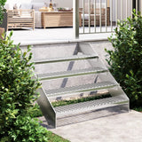 VIDAXL Step Step Grid 100x24x7 cm galvanizovaná ocel