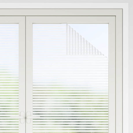 Vidaxl raamfolies strepenpatroon mat pvc