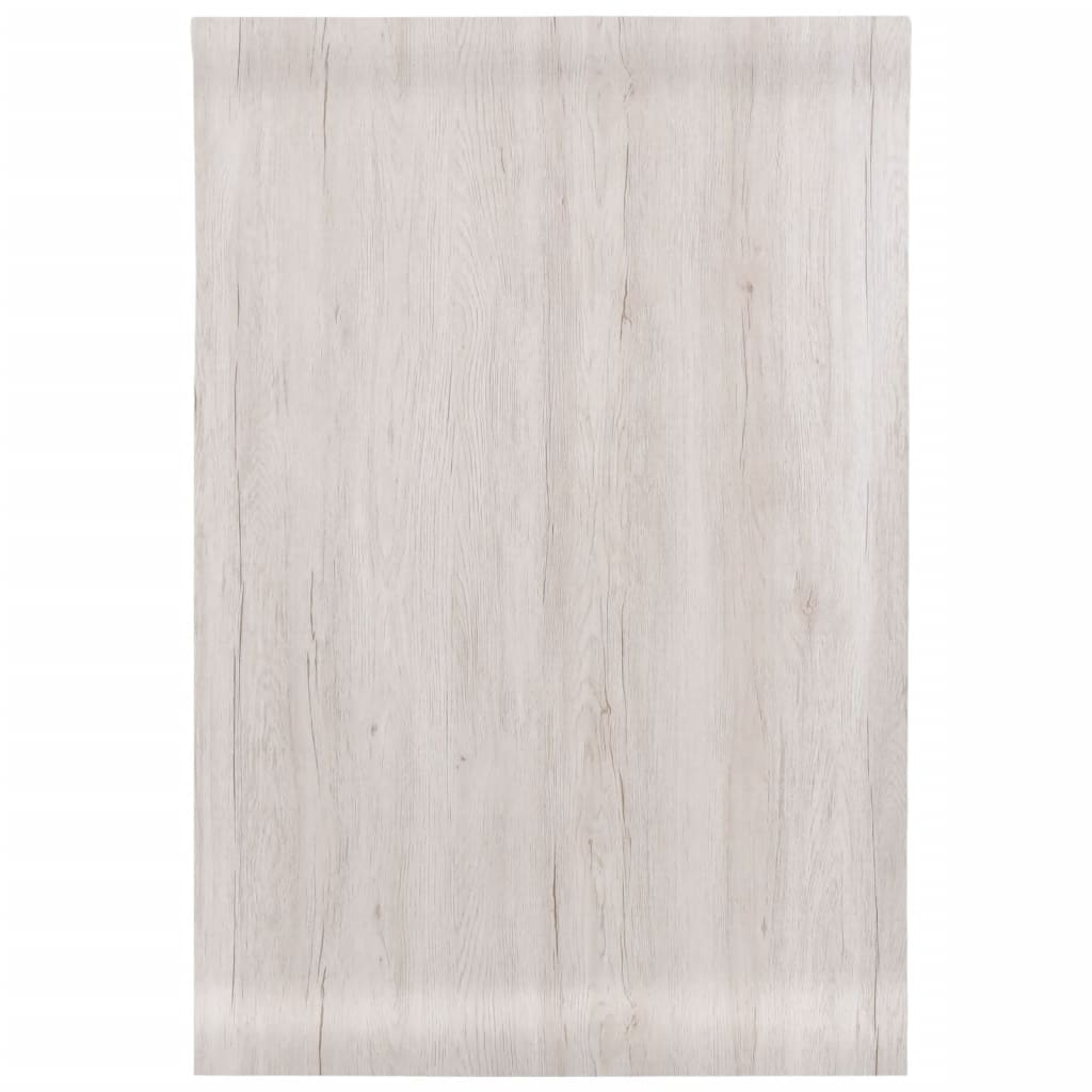 Vidaxl Möbelöle Selbstadhäsives Holz Look 90x500 cm PVC