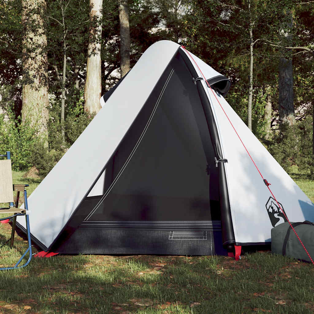 Vidaxl Dome Tent 2-osobowy wodoodporny tkaninę biały