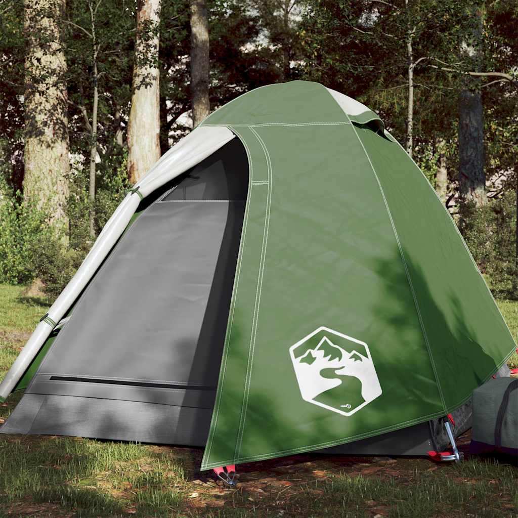 Vidaxl Dome Tent 2-osobowy wodoodporny zielony