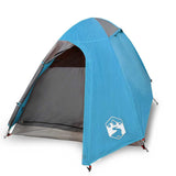 Vidaxl dome tente 2 personnes imperméables bleu