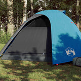 Vidaxl dome tente 4 personnes imperméables bleu