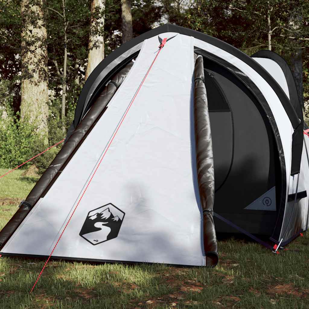 VidaXL Dome tent 2-person waterproofing fabric white