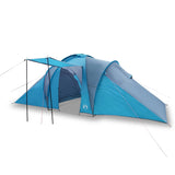 Vidaxl dome tente 6 personnes imperméables bleu