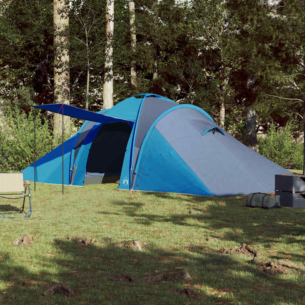 Vidaxl Dome Tenda Blu impermeabile per 6 persone