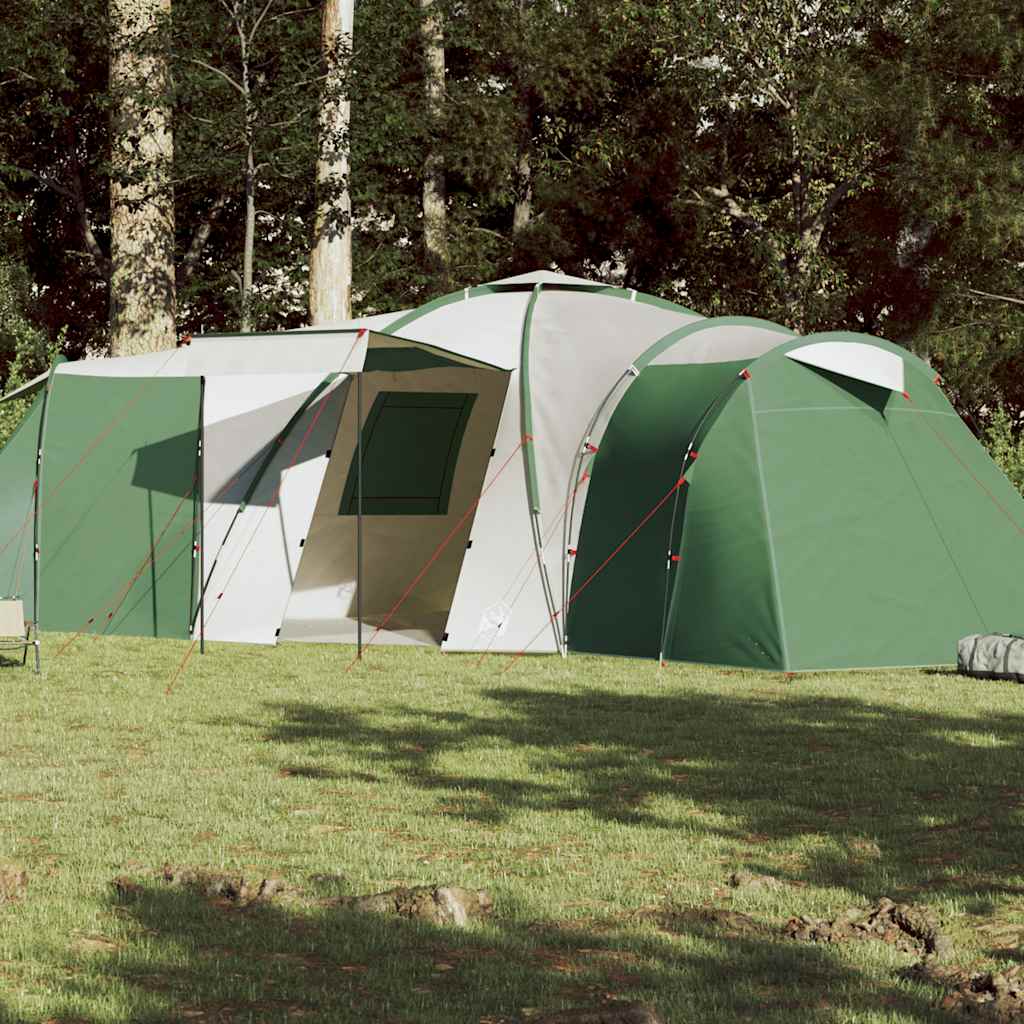 Vidaxl Dome-tent 12-person Waterproof Green