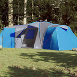 VidaXL Dome tent 12-person Waterproof Blue