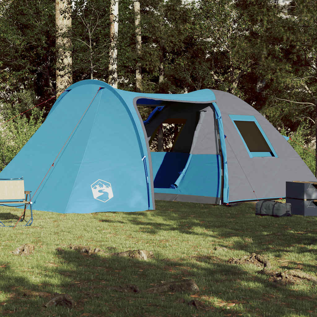 Vidaxl Dome Stan 6-person vodotěsná modrá