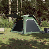 Vidaxl Tenda per 4 persone impernettando il verde veloce