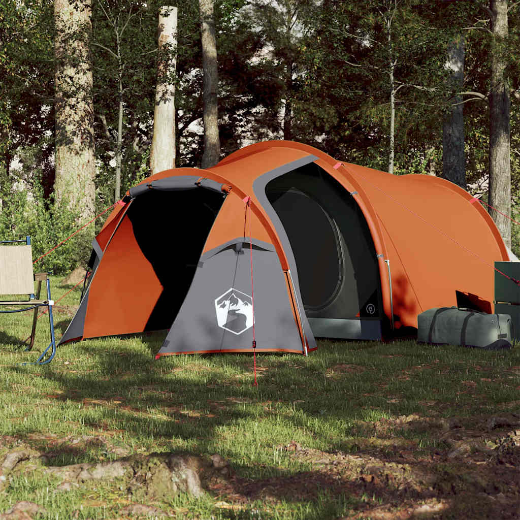 Vidaxl Tunnel tent 2-person waterproof orange