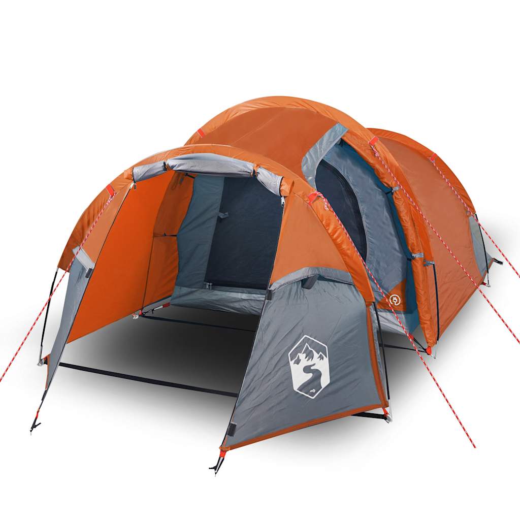 Vidaxl Tunnel tent 3-person Waterproof Orange