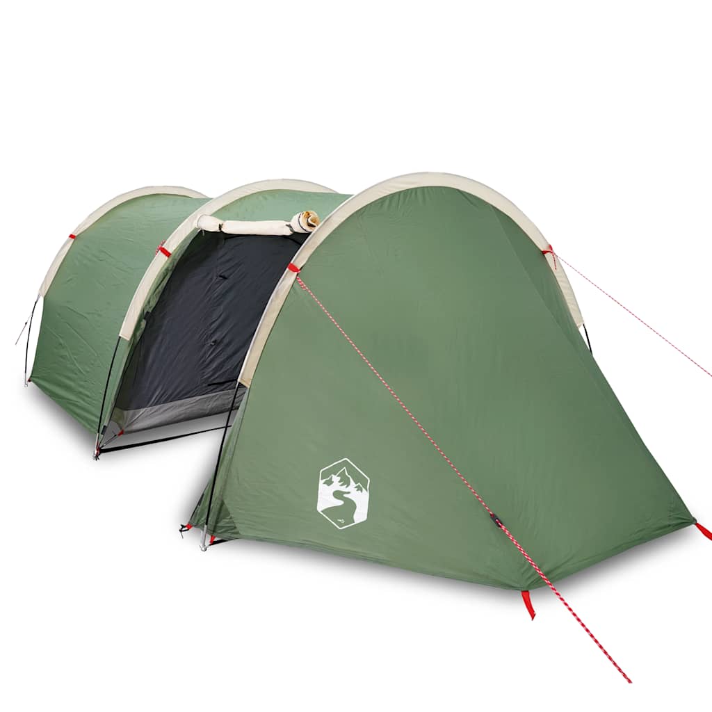 Vidaxl Tunnel Stan 4-Person Waterproof Green